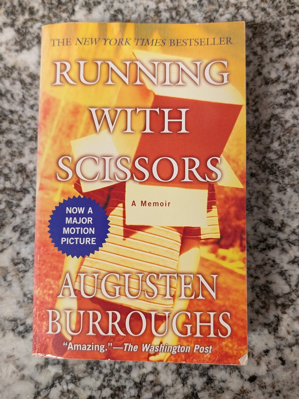 Running With Scissors By Augusten Burroughs Paperback, New York Times Bestseller